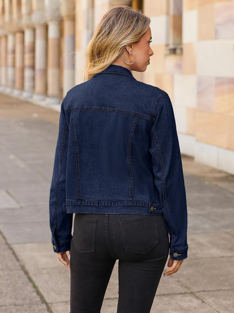New European American Women's Denim Jacket 2026 - Versatile Spring/Autumn Wear