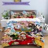 One Piece Adventure Print 3Pcs Bedding Setduvet Cover With 2 Bedropillowcase Home Birthday Gift