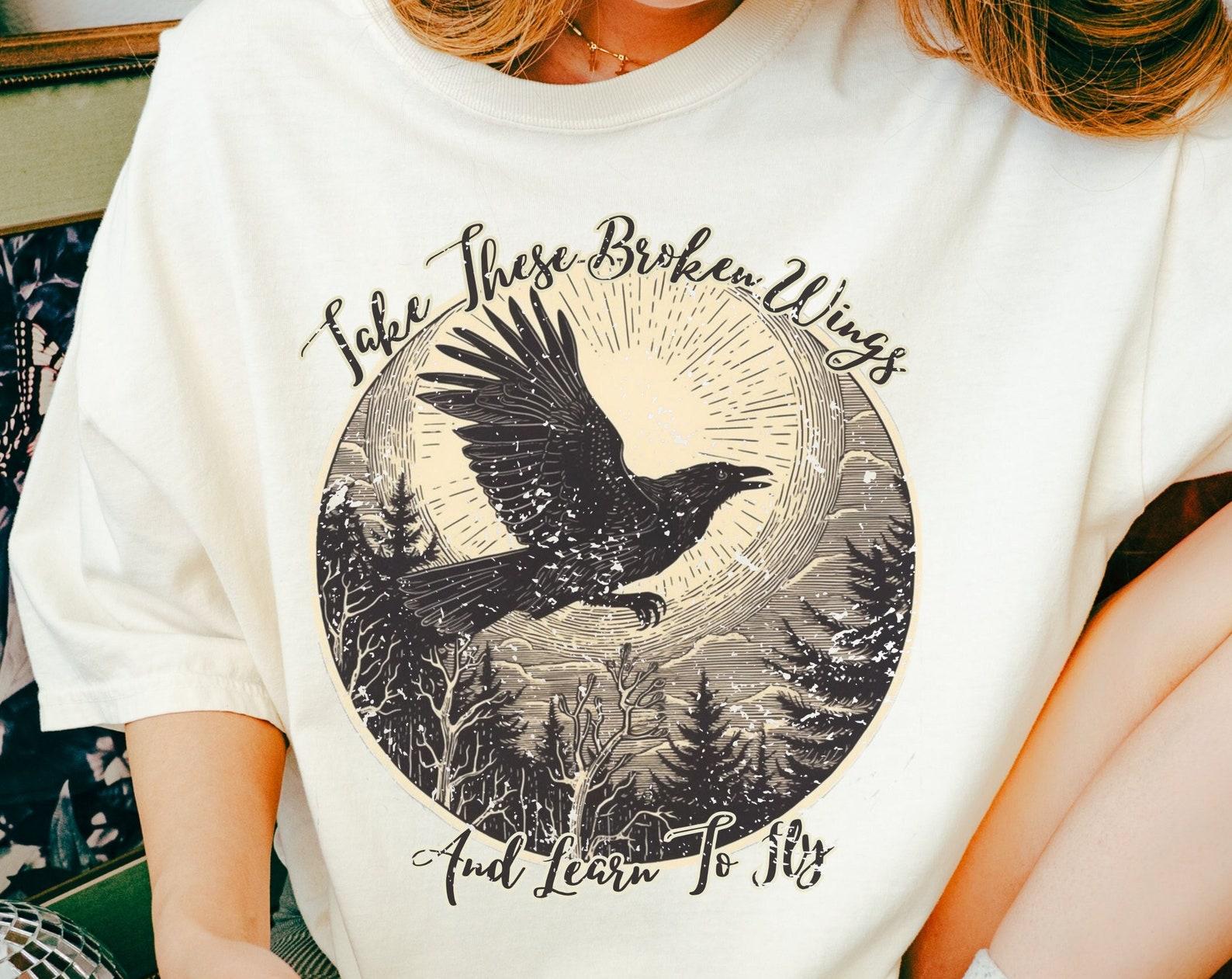 Blackbird Beatles Lyrics T-Shirt: Music Lover Gift L