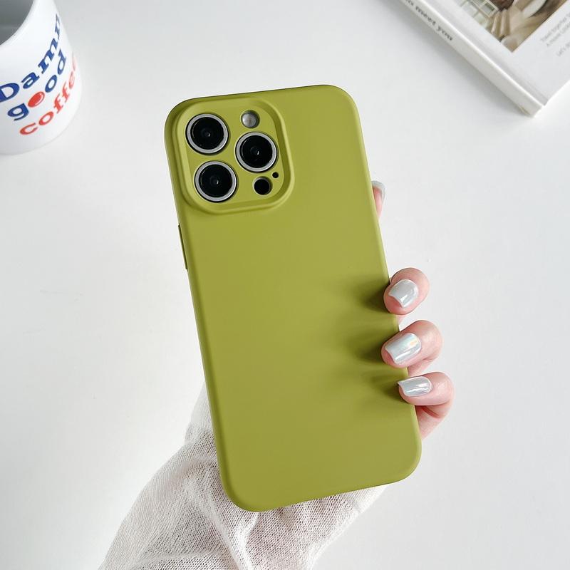 Pentru iPhone 16 15 Pro Max 14 Pro 13 12 11 Huse Culoare Solidă Silicon Lichid Subțire Protecție Obiectiv Moale Mat Rezistent la Șocuri pentru Magsafe Husă Magnetică pentru Telefon