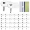 12/20/30/50Pcs Windproof Window Screen Clips With Screws Screen Fixing Clips  Home Use