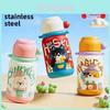 Caneca Térmica de Viagem Infantil com Canudo e Cordão de Transporte Para Escola e Uso ao Ar Livre