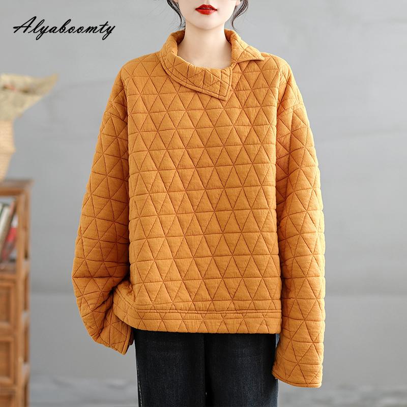 

Корейская мода Осень Зима Женские Повседневные Свободные Толстовки Отложной Воротник Оранжевый Розовый Оверсайз Пальто Однотонная Базовая Женская Верхняя Одежда XXL оранжевый