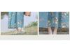 2026 Summer Retro Print Cotton & Linen Long Dress for Women