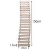 1pc Cat Bridge Suitable For Cat Cage, Tree And Wall Mount, Hanging Real Wood Cat Climbing Wall Ladder For Play
