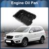 UXCELL 1 Pc No.2151025050 Engine Oil Pan for Hyundai Santa Fe 2019-2020 Iron Black