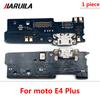 USB Charging Port Charger Board Flex Cable For Moto E7 E6S E1 E6 Plus E1 Play Go E7 Power Dock Plug Connector With Microphone