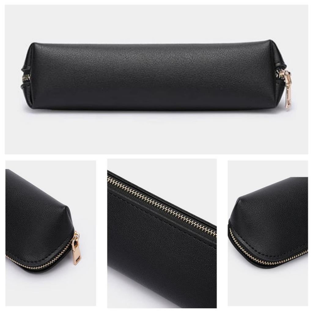 Copeflap Slim Pencil Simple Pencil Pen Solid Color Case, Case, Pouch, Mini, (Green)