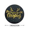 500Pcs/Roll 1 Inch Christmas Theme Seal Labels Stickers for DIY Gift Baking Package Envelope Decoration.