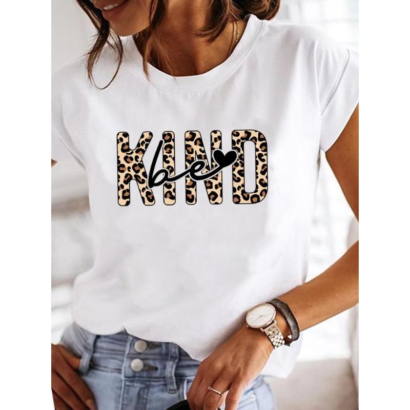 (Europäische Größe) Aquarell Damen T-Shirt Oberteil Kleidung Liebe Herz Lieblich Lässig Kurzarm Mode Druck Damen T-Shirt Weiblich Grafik T-Shirts