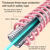 Weighted Soft Spring Hoop Waist-Friendly Foldable Fitness Hoop Portable Home Gym Men Women Adults Body Waist Slimming Exercise Equipment