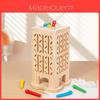 Juego de Apilar y Equilibrar de Madera 5 en 1 para Niños Diversión Familiar Educativa