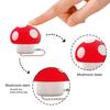 3D-tryckt svampklickare med bollkedja stressavlastningsdekompressionsknapp fidget nyckelring hängande dekoration väska charm handväska hänge