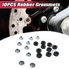 Motorcycle Rubber Grommets Bolt For Honda Yamaha Suzuki Kawasaki Fairing 10Pcs