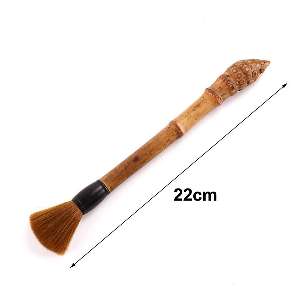 Bamboo Coffee Grinder Cleaning Brush Natural Bristles Vintage Espresso Machine Cleaner Retro Coffee Machine Accessories Cafe Use