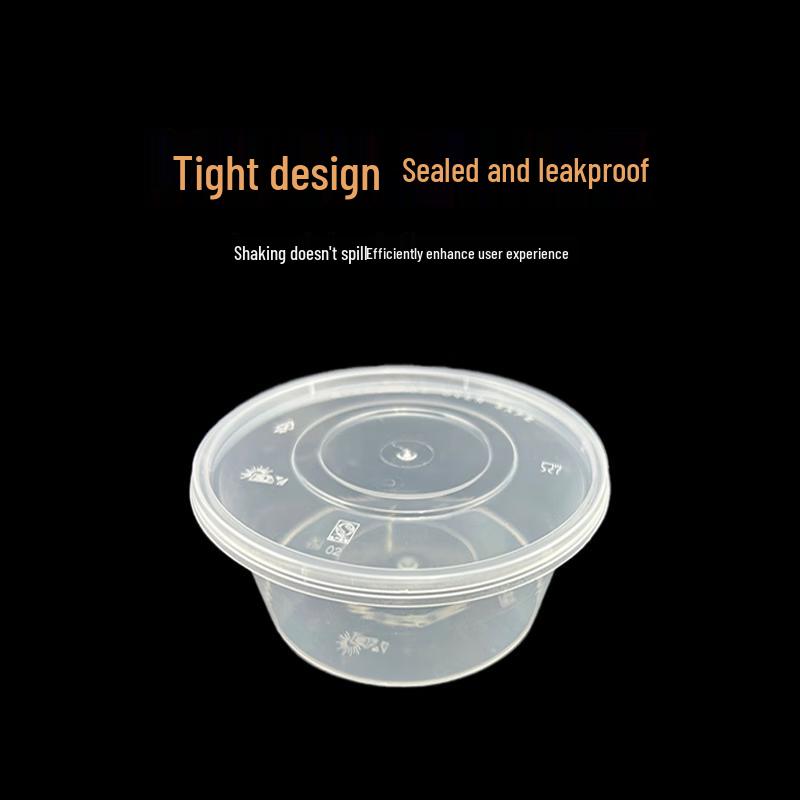 Deshangyuan 450ml Disposable Round Food Containers