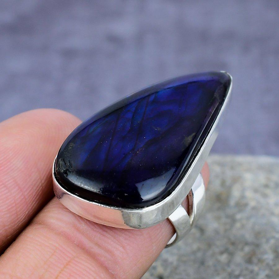 

Фиолетовый лабрадорит драгоценный камень ручной работы стерлингового серебра 925 пробы ювелирные изделия свадебный подарок