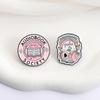Audiobook Society Enamel Pins Audio Book Girlie Brooches Lapel Badges Headphone Reader Bookish Jewelry Gift for Friends