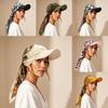 Breathable Bandana Cap Sun Visor Brim Headwrap Portable Sun Visor Scarf  Outdoor