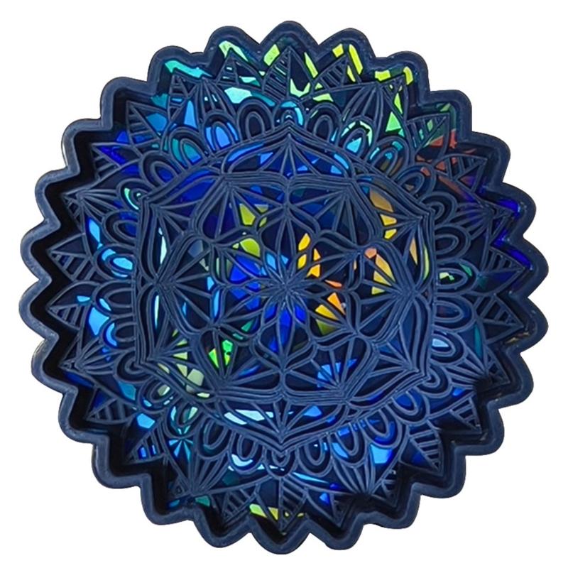 Strapazierfähige Silikon-Untersetzerformen Epoxidharz Guss- und Bastelformen Wiederverwendbare Tassenmattenform für Zuhause Büro Café