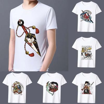Summer Man T-Shirt Personality Cartoon ComicPrint Series Male Short Sleeve Tops High Quality White Men's Tee Shirt