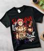 Akaza Kimetsu no Yaiba T-shirt Demon Slayer Tanjiro Unisex Czarny T-shirt Wszystkie Rozmiary