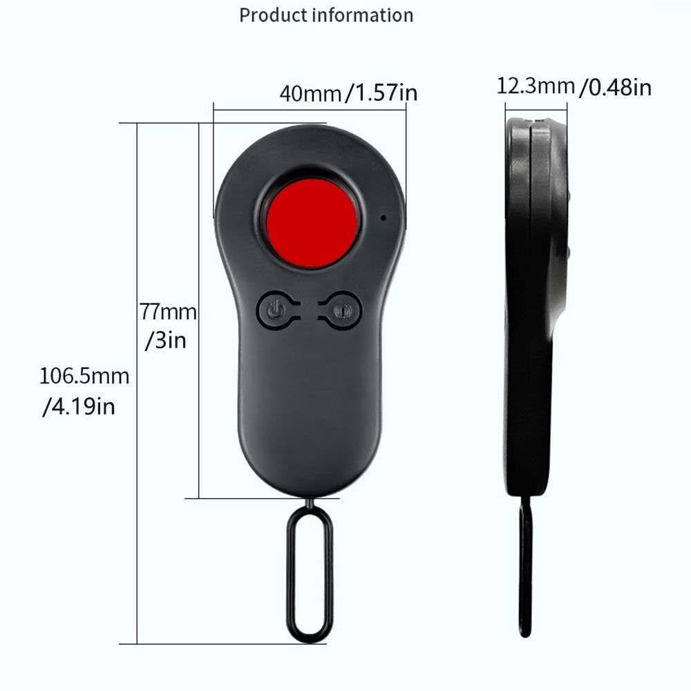 Vibration Sensing Anti Spy Detector Wireless Anti-Surveillance Scanner Travel Defender