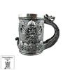 Creative Wine Glass Home Large Water Cup Stainless Steel Resin Mug Crafts Ornaments Retro Style Beer Mug