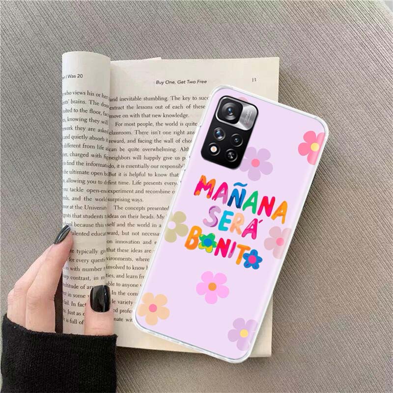 Karol G Manana Sera Bonito Phone Case For Xiaomi Redmi Note 14 Pro 12 Plus 12S 10 11 Pro 4G 5G 9T 9S 8T 10S 11T 11S 11E 9 8 Coqu