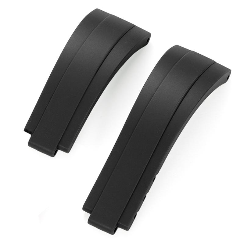 20MM Rubber Watch Band for Rolex DAYTONA Submariner Yacht GMT Explorer Silicone Watch Accessorie Watch Bracelet Strap Chain