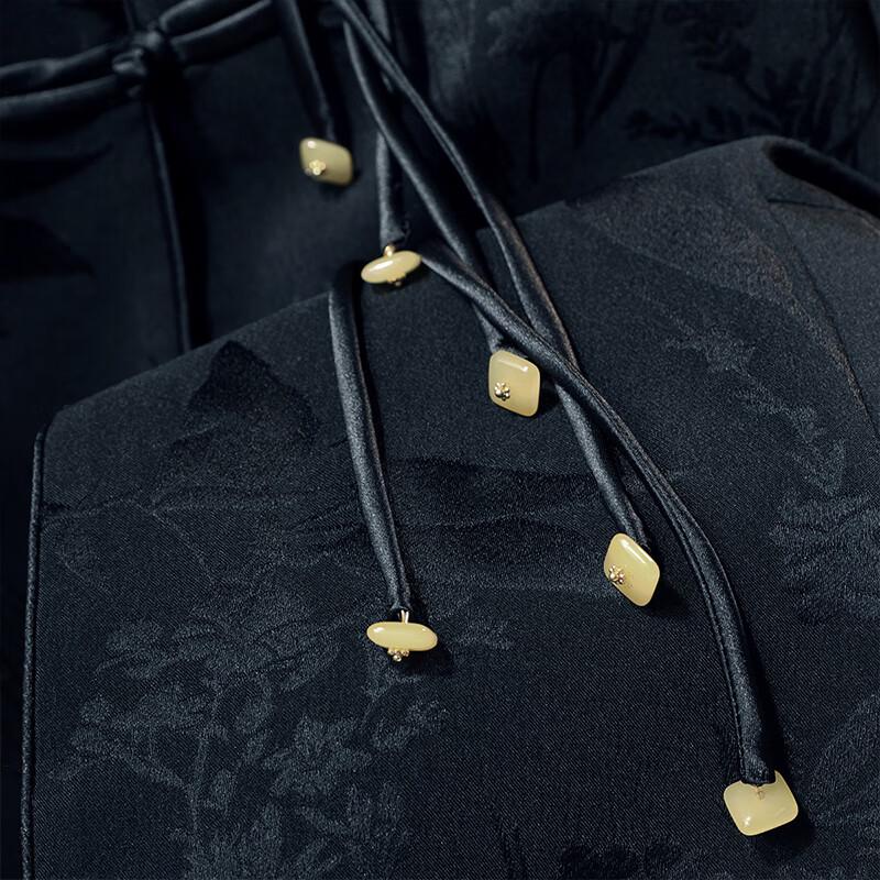 Sibaishe Women's New Chinese Style Disc Button Jacket