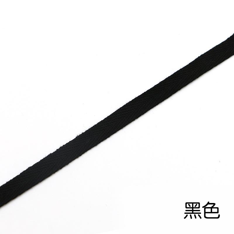 1Cm Color Cotton Herringbone Ribbon Webbing, Cotton Hand Hemming Strap Strap Strap Strap Piping Strap
