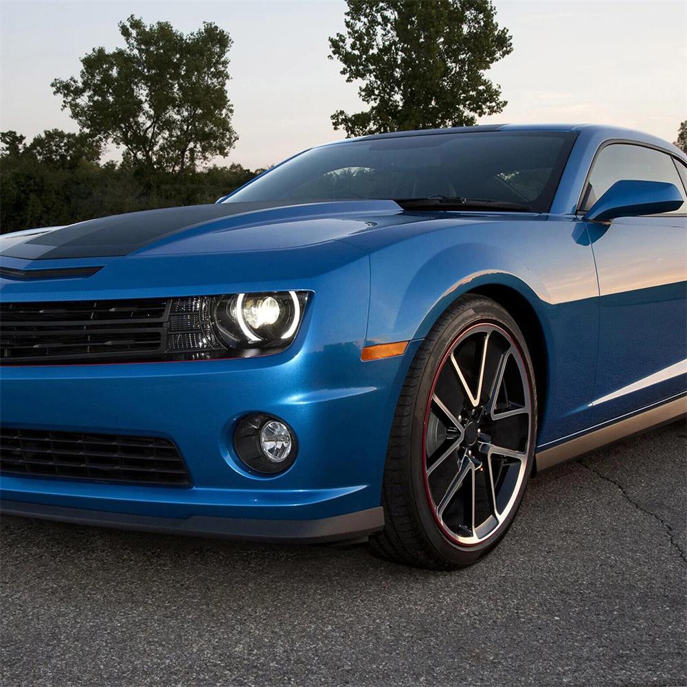 Amber Lens Front Side Marker Signal Lights Reflectors For Chevy Camaro 2010-2015