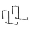 2x Railing Planters Hooks Art Rack Planter Stand for Deck Railing Plant Hanger for Fence Outdoor Patio Porch Wind Chimes, Etc.