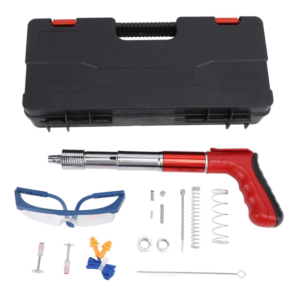 Manual Mini Steel Nail Gun Wall Nail Gun High Hardness 5 Fold Sound Suppression Easy Cleaning Portable with Hook for Ceiling