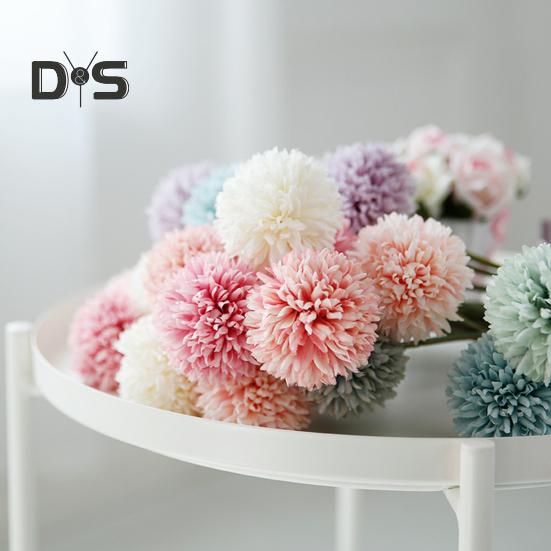 DYS Home Decor Künstliche Blume, elegante dekorative weiche Chrysanthemenblume