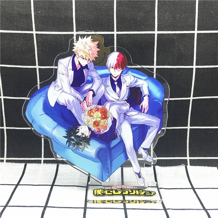 

Игровая аниме-геройская академия, акриловая подставка для персонажей, брелок для ключей, акриловая подставка для фигурки, окрашенный декор стола, украшение, подарок