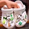 1 Set Diy Ocean Starfish Shoe Clips For Summer Sandals Slippers Sea Shell Hole Punch Shoe Charms Decoration Women Gifts