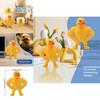 Muscle Small Yellow Duck Novelty Desk Accessory Gift For Living Room And Workspace