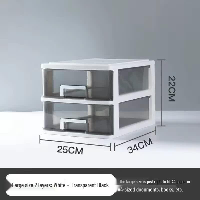 Multi-functional Transparent Desktop Drawer Organizer