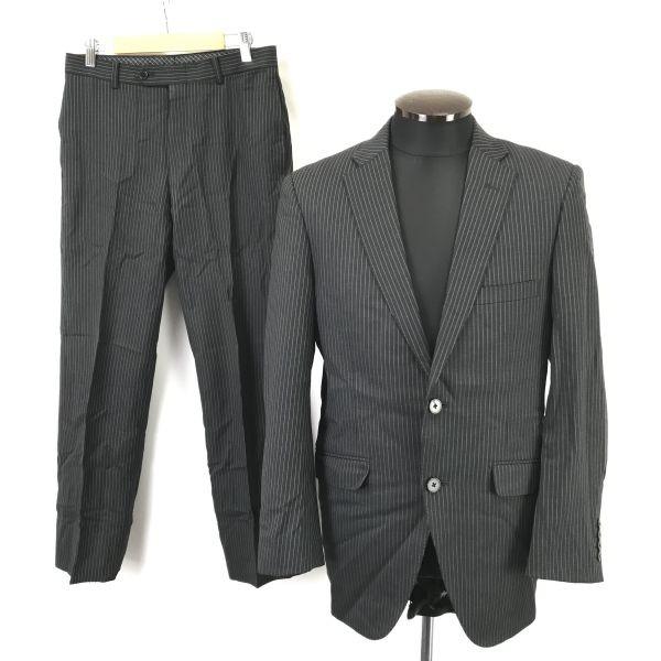 MEN’S BA-TSU Stripe Suit Set Up Men’s M Dark Gray(USED)