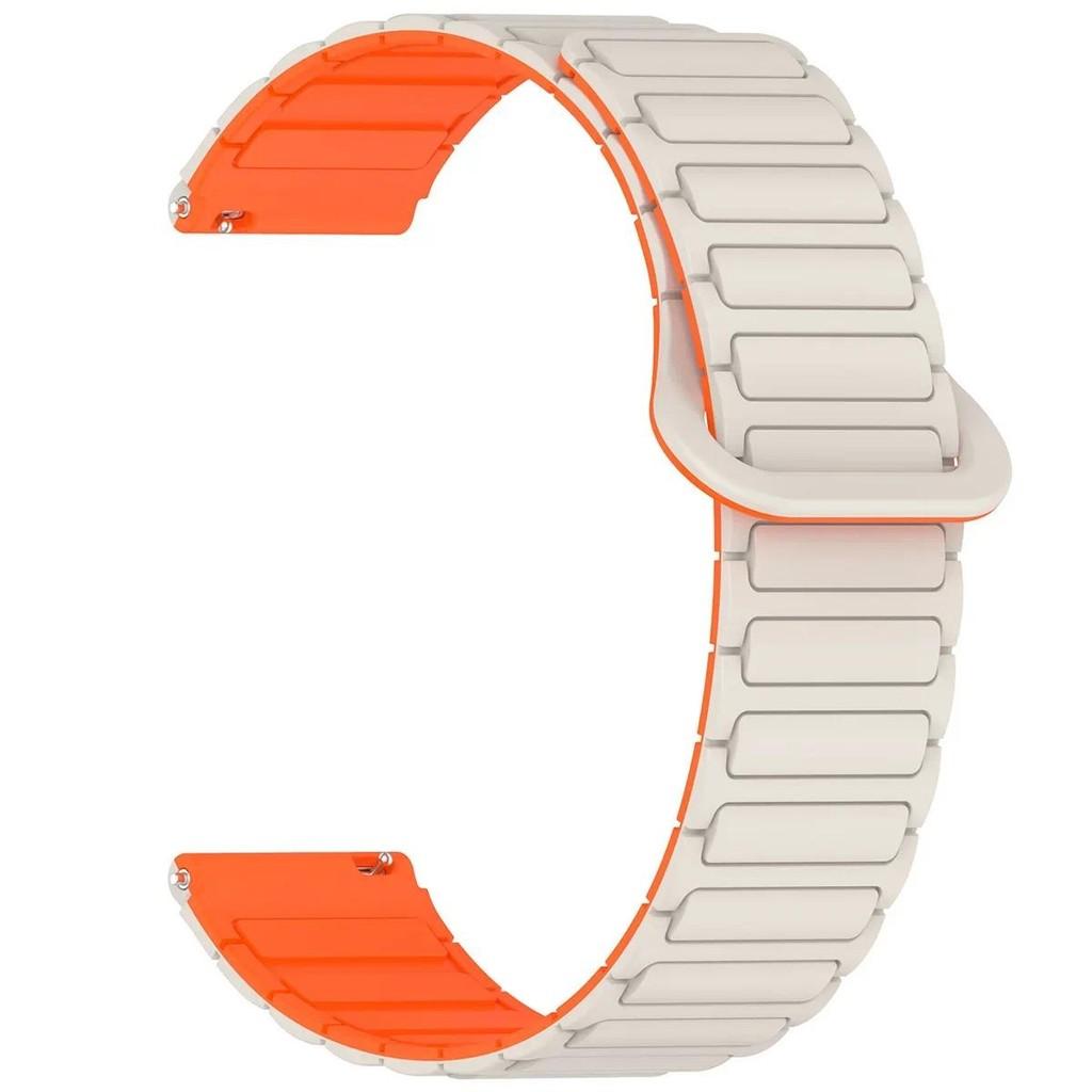 18mm 20mm 22 Mm Magnetic Coil For Samsung Galaxy Watch 7 6 5 4 5Pro 6 4 Classic Silicone Loop For Huawei Watch GT5 5Pro 46mm