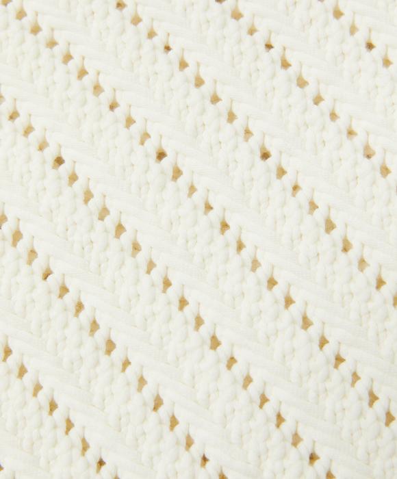 Le Mad Oblique See-Through Round Knit - Ivory