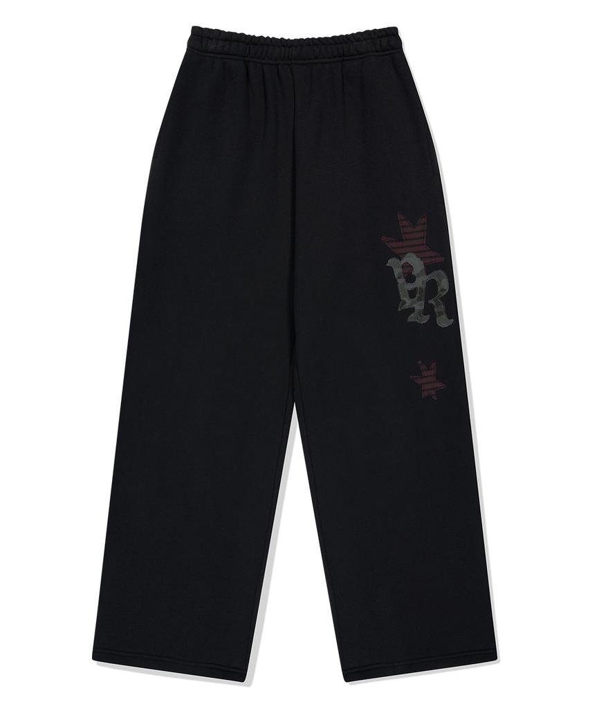 MAHAGRID Pray Applique Sweat Pant Black(Mg2Ffmpa05A)