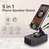 Three-in-one Mobile Phone Stand Combines a Bluetooth Speaker, a Mobile Phone Sensor Speaker, and a Mobile Phone Speaker Stand with a High-capacity