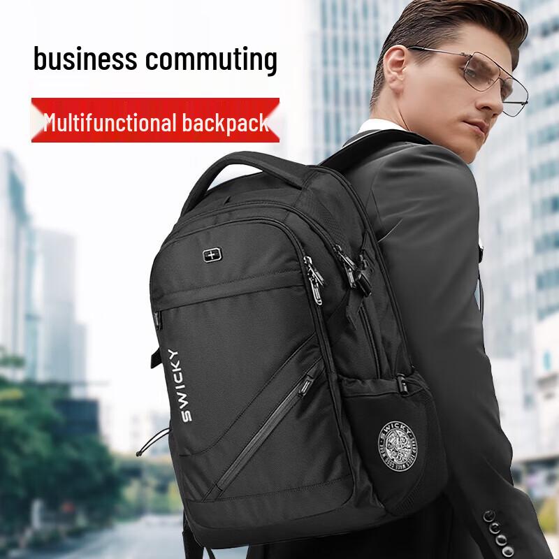 SWICKY Upgraded Casual Laptop Travel Backpack