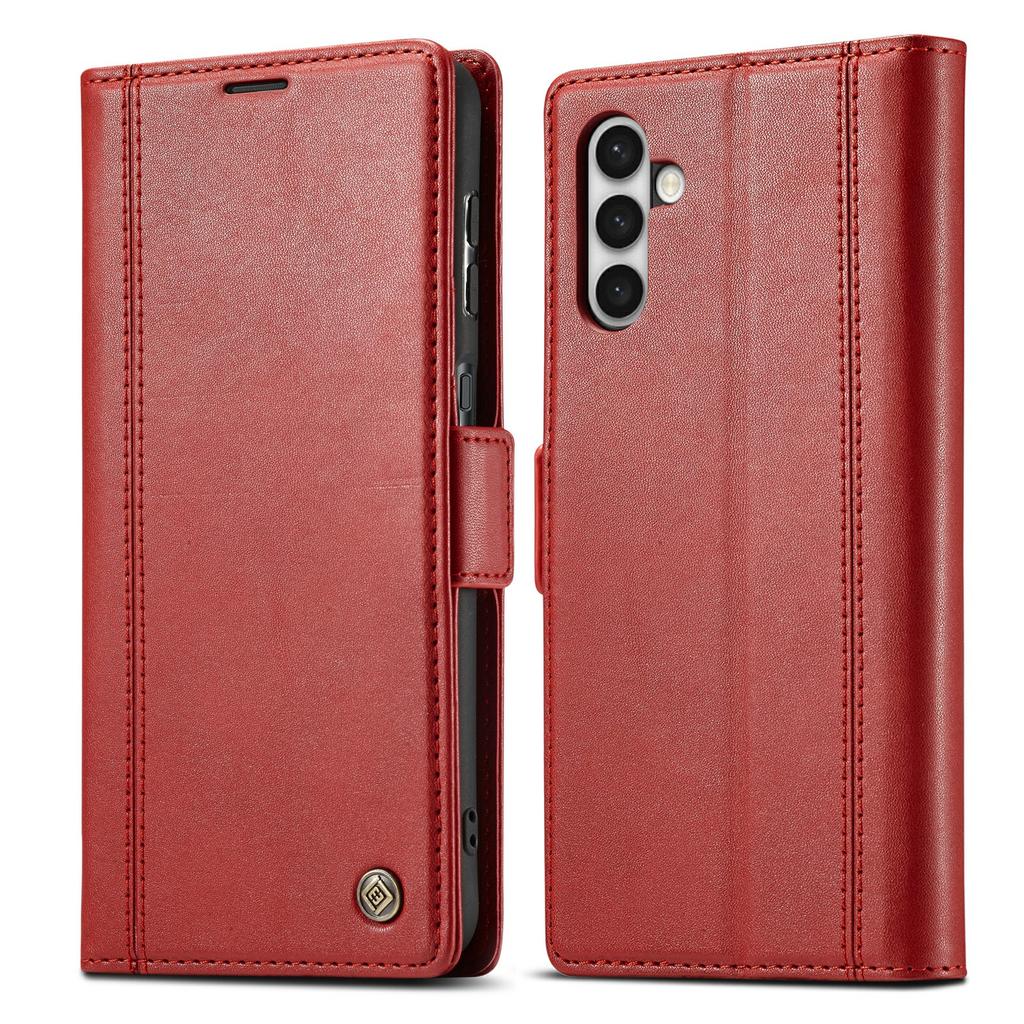 LC.IMEEKE For Samsung Galaxy S24 Case PU Leather Card Holder Cover with Magnetic Closure