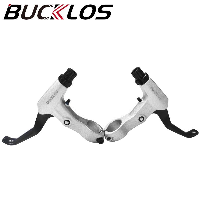 BUCKLOS Mtb Mechanical Disc Brake Caliper Set Bike Brake Levers with Cable Front Rear Bicycle Disc Brake Rotors Cycling Parts