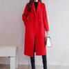 New Mid-length Coat, New Slim Fit, Belly-covering, Casual Temperament Woolen Coat for Women