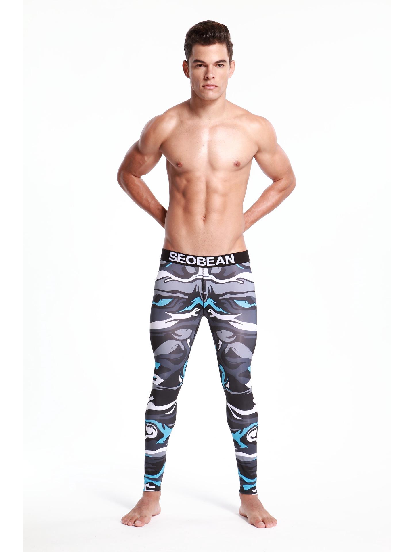 

SEOBEAN Новые мужские осенние теплые эластичные утягивающие базовые брюки XXL серый